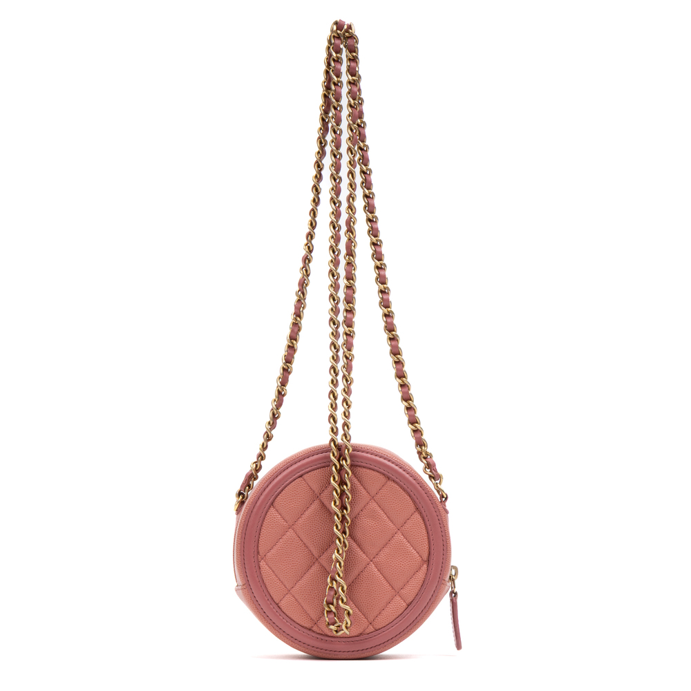 Chanel Filigree Round Chain Clutch Mini - Picture 5 of 9